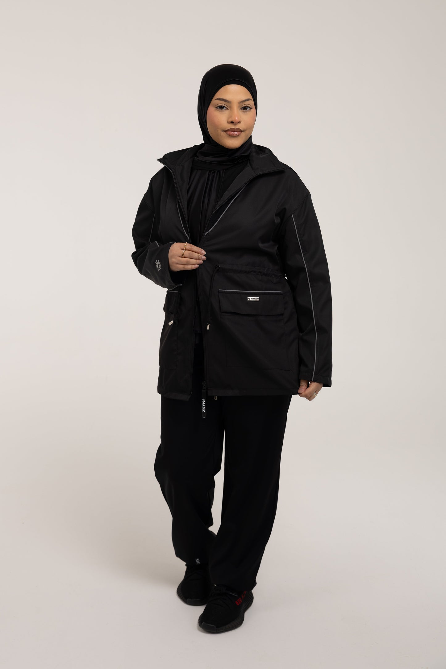 SMAMZ Modest Gymwear Jacket Black