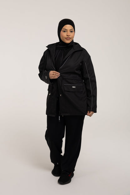 SMAMZ Modest Gymwear Jacket Black