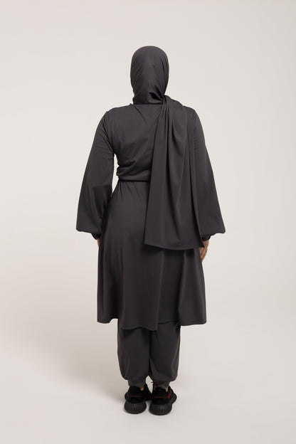 SMAMZ Modest Gymwear Hijab Grey