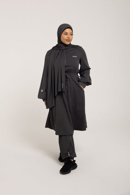 SMAMZ Modest Gymwear Full Set Grey