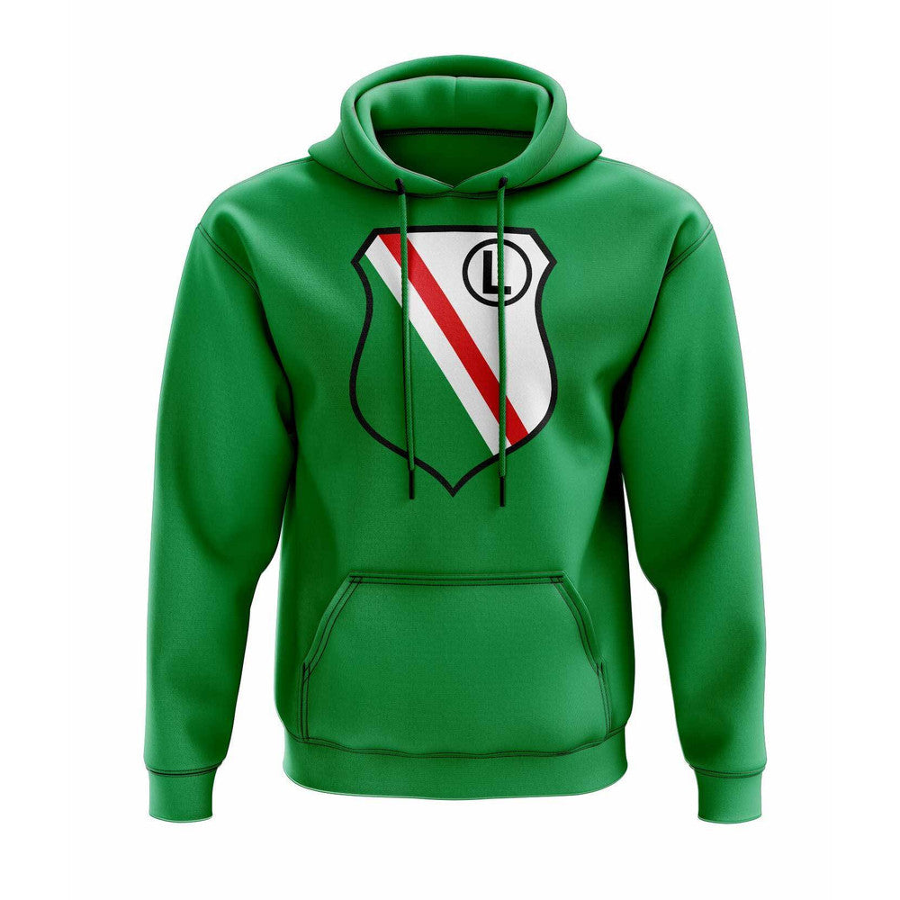 Legia Warsaw Logo Hoody   (Green)_0