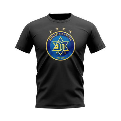 Maccabi Tel Aviv Logo T-shirt (Black)_0