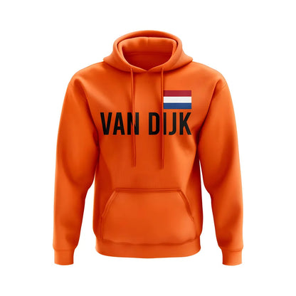 Van Dijk Holland Name Hoody (Orange)_0