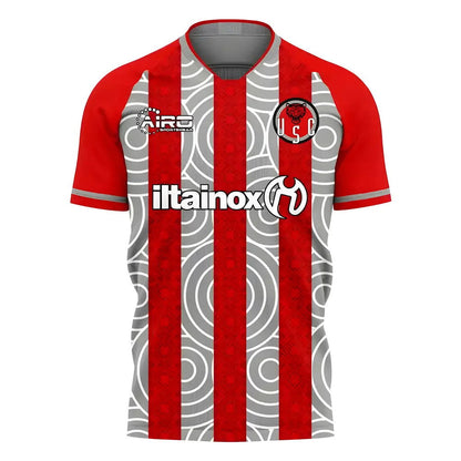 Cremonese 2025-2026 Home Concept Football Kit (Wolvate) Adult Short Sleeve_0