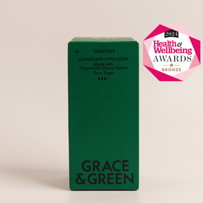 Organic Cotton Applicator Tampons