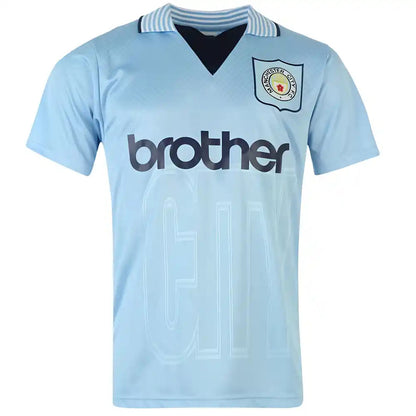 Score Draw Man City 1996 Home Shirt (Kinkladze 7)_1