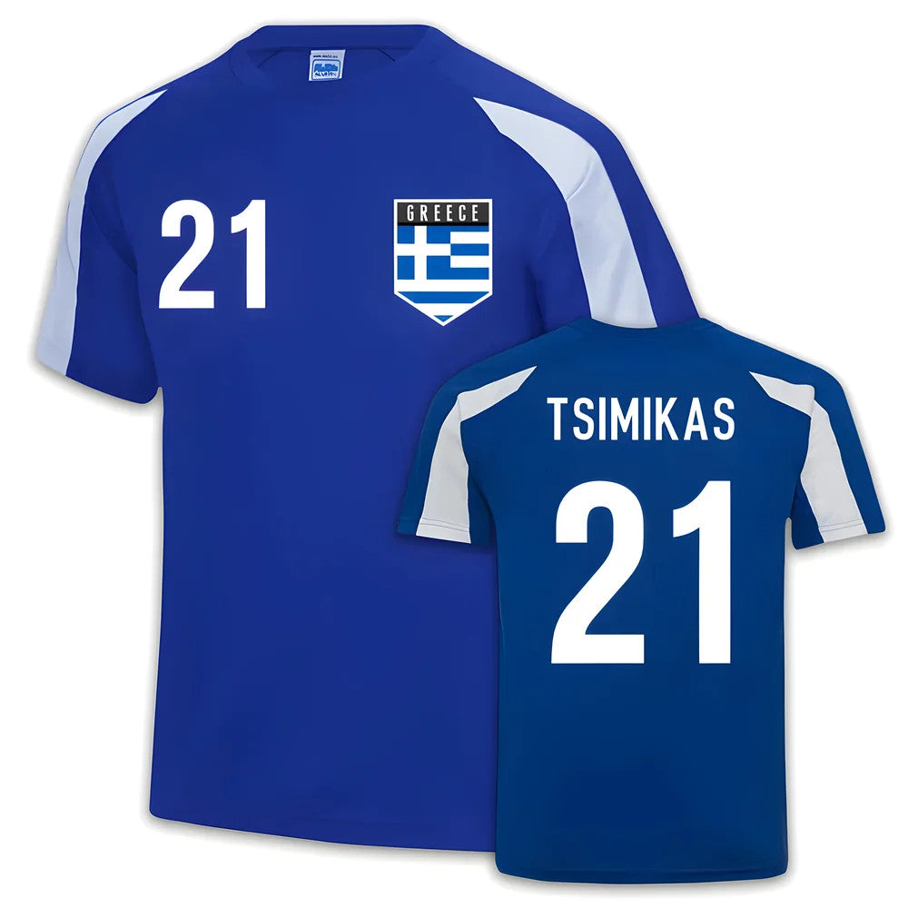 Greece Sports Training Jersey (Kostas Tsimikas 21)_0