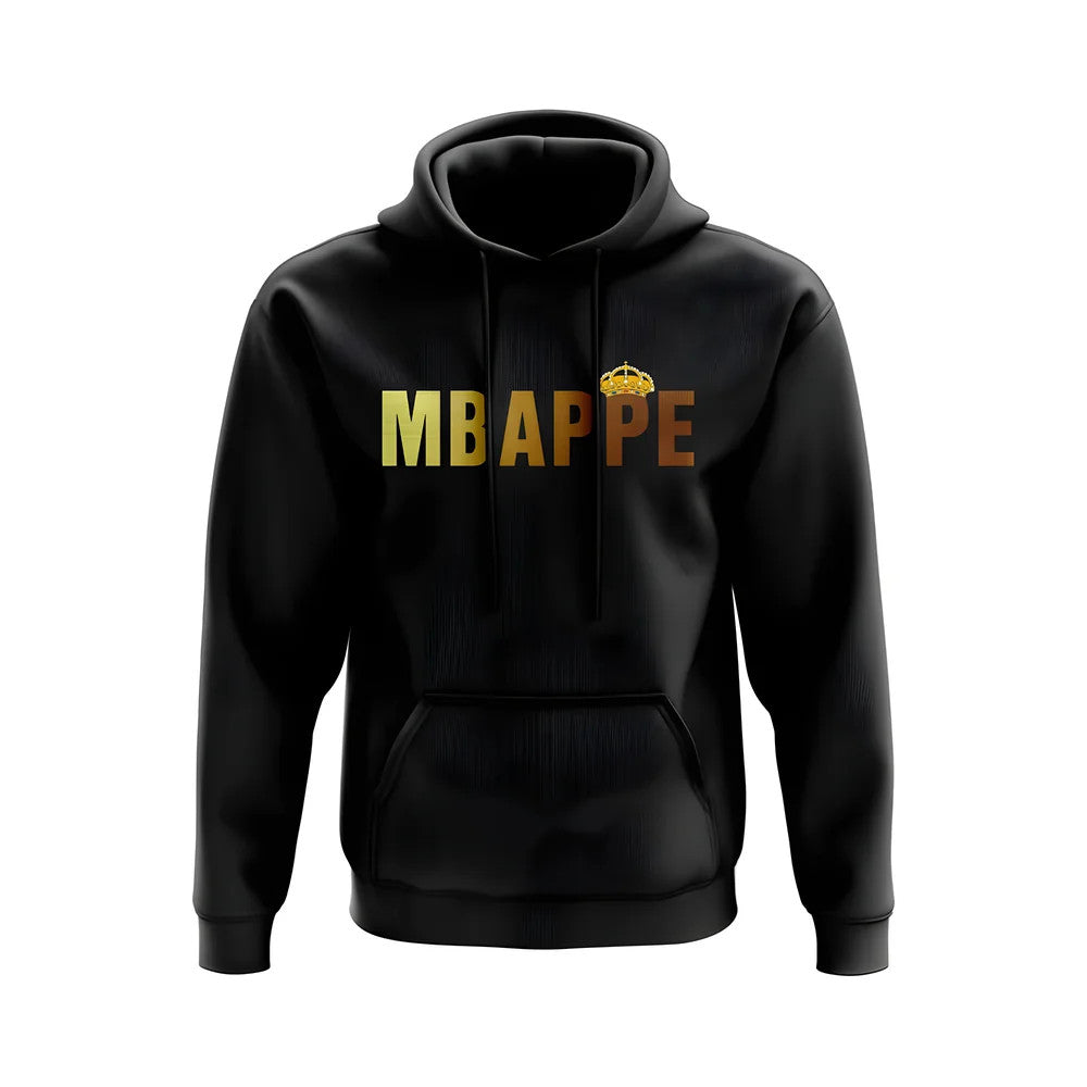 Kylian Mbappe Real Madrid Crown Hoody (Black)_0