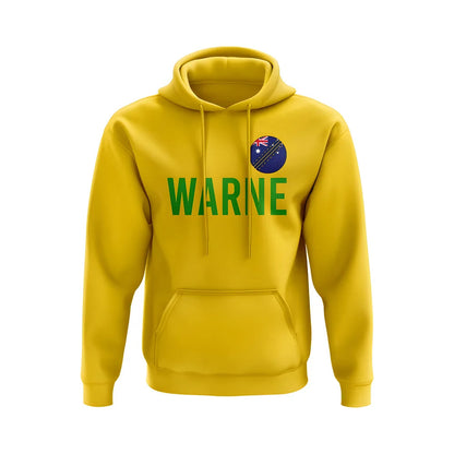 Shane Warne Australia Name Hoody (Yellow)_1