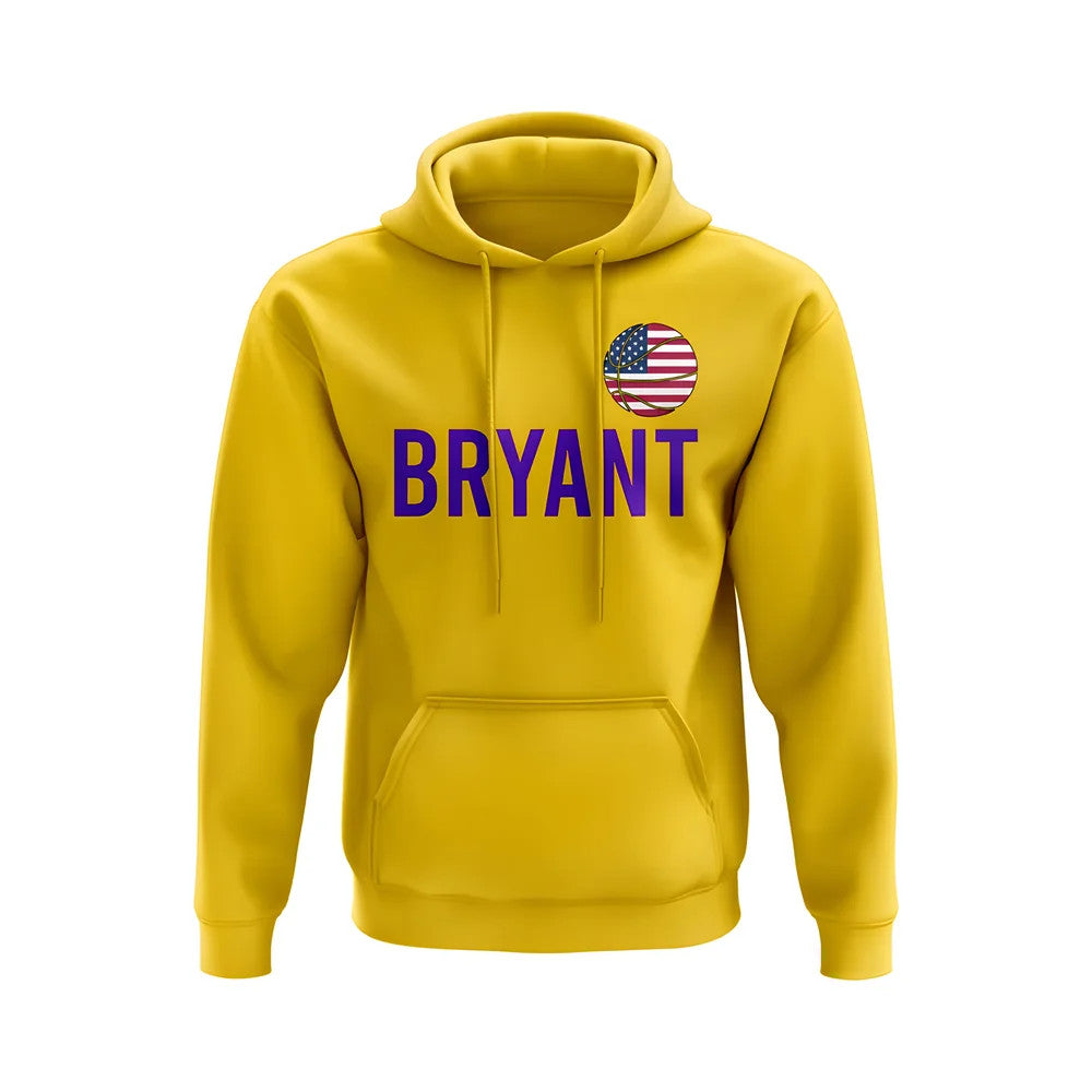 Kobe Bryant USA Name Hoody (Yellow)_1