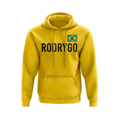 Rodrygo Brazil Name Hoody (Yellow)_1