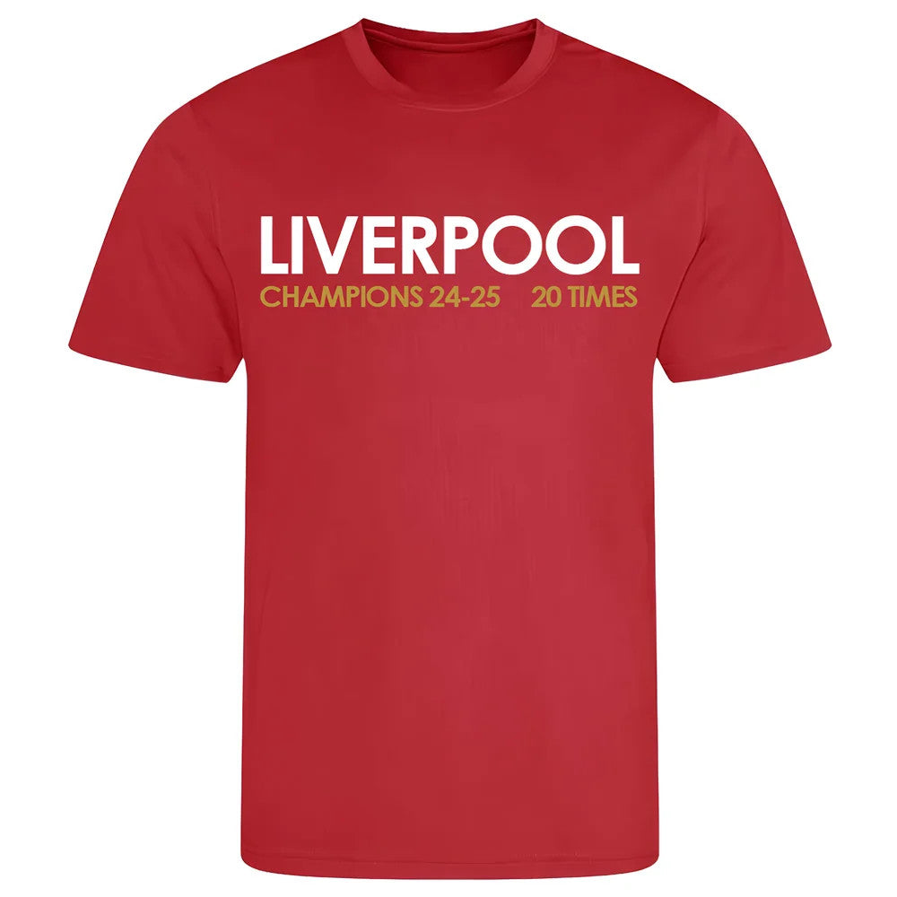 Liverpool 2024-2025 Champions T-Shirt (Red)_0