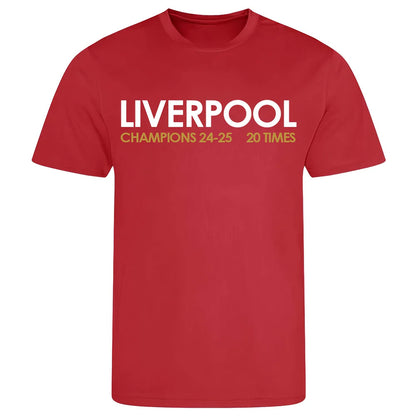 Liverpool 2024-2025 Champions T-Shirt (Red)_0