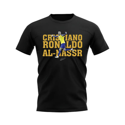 Cristiano Ronaldo Al Nassr Player Tee (Black)_0