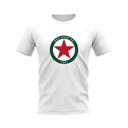 Red Star Paris Badge T-shirt (White)_0