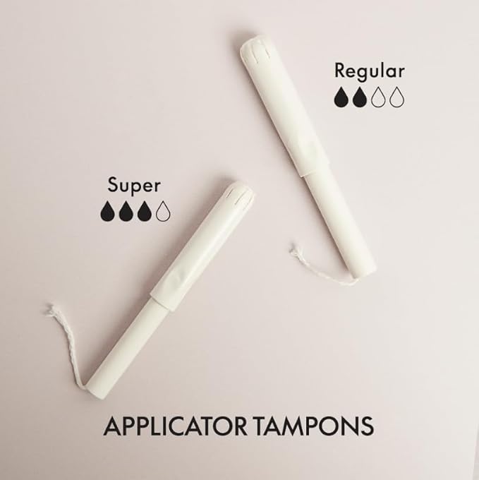 Organic Cotton Applicator Tampons