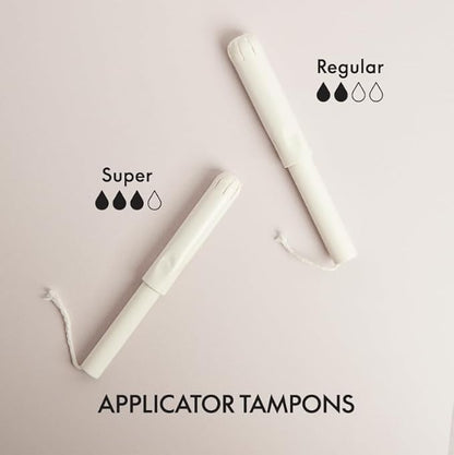 Organic Cotton Applicator Tampons