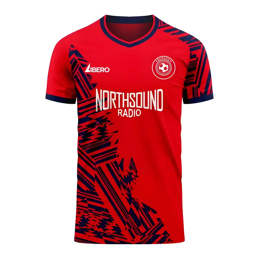 Aberdeen 2025-2026 Home Concept Football Kit (Libero) - Kids_1