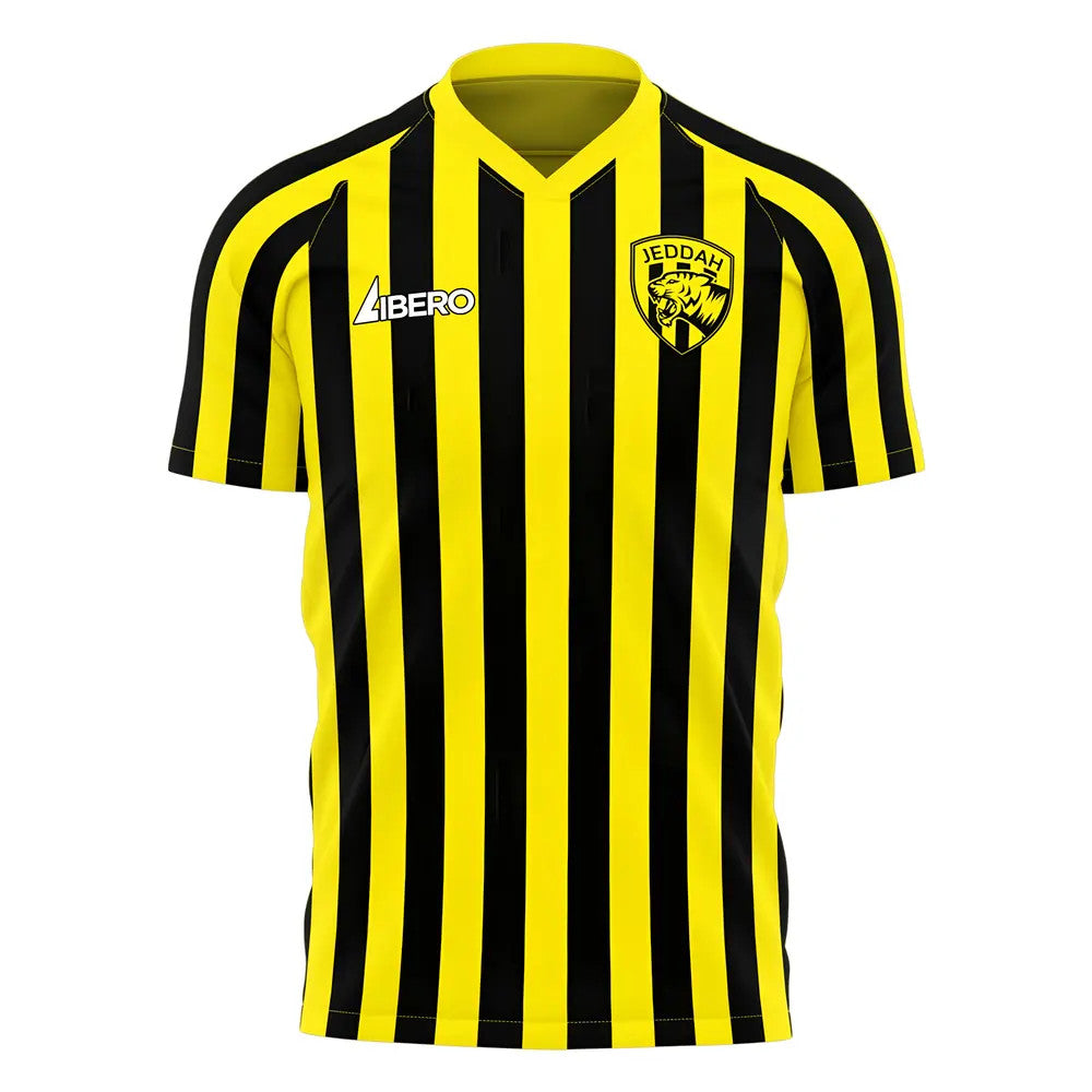  Al-Ittihad 2025-2026 Stripe Home Concept Football Kit (Libero)_1
