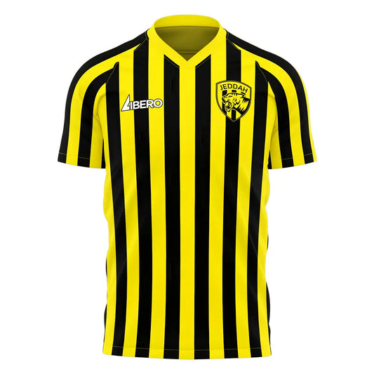  Al-Ittihad 2025-2026 Stripe Home Concept Football Kit (Libero)_1