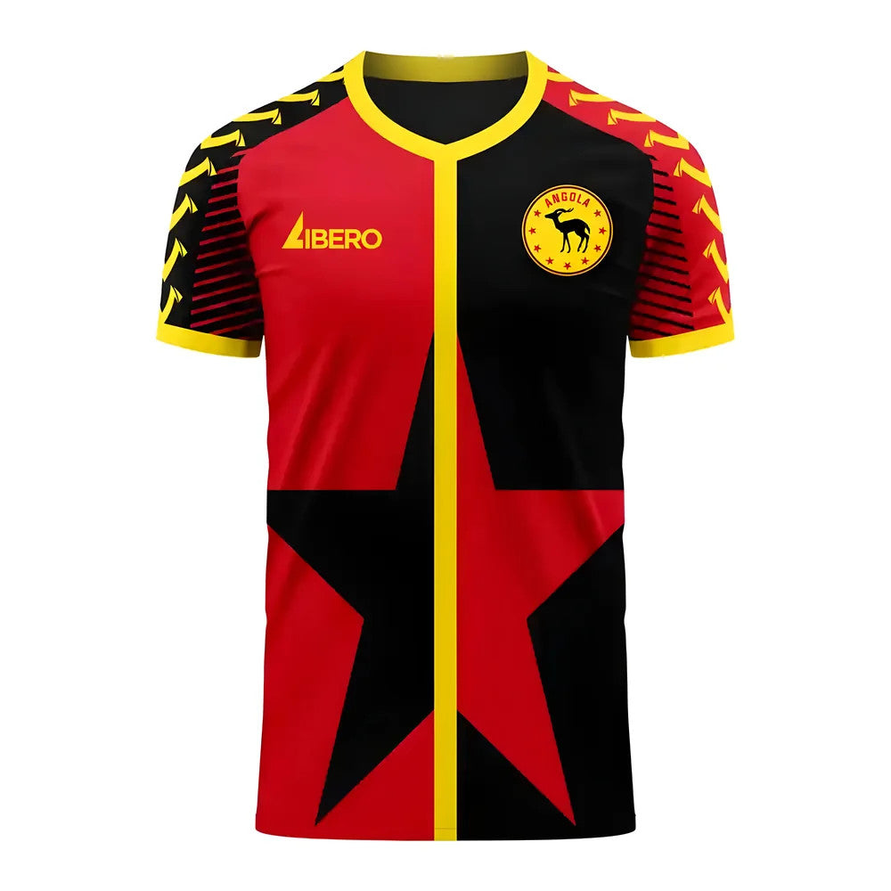 Angola 2025-2026 Home Concept Football Kit (Viper)_1