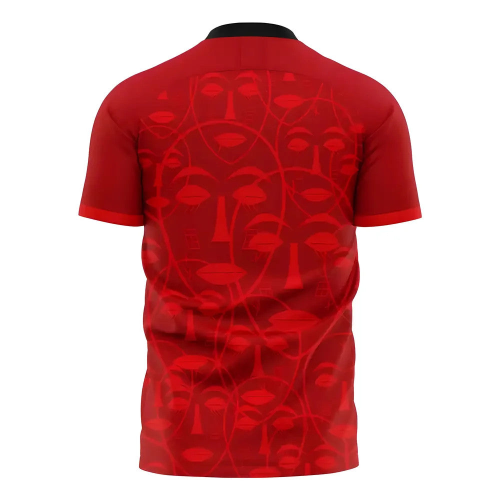 Angola 2025-2026 Home Concept Football Kit (Libero) - Adult Long Sleeve_1