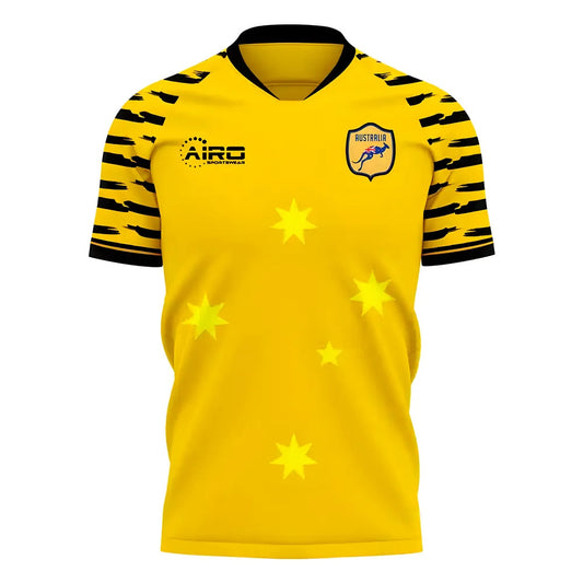 Australia 2025-2026 Home Concept Football Kit (Libero) - Kids (Long Sleeve)_1