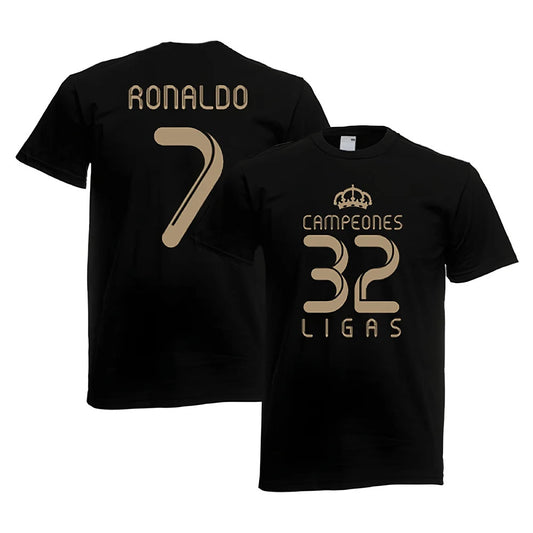 2012 Real Madrid Champions T-Shirt (Black) - Ronaldo 7_1