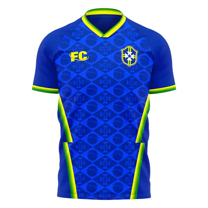 Brazil 2021-2022 Away Concept Football Kit (Fans Culture)_1
