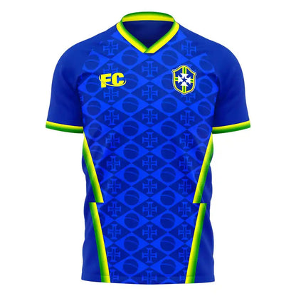Brazil 2021-2022 Away Concept Football Kit (Fans Culture) (NEYMAR JR 10)_4