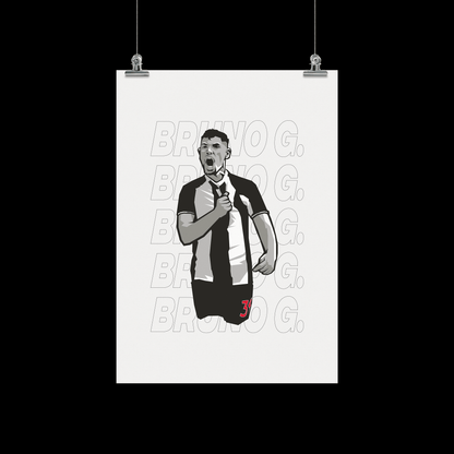 Bruno Guimaraes Newcastle Print