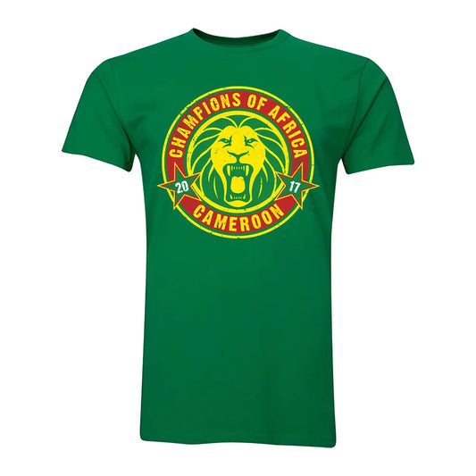 Cameroon African Nations Winners T-Shirt (Green) - Kids_1