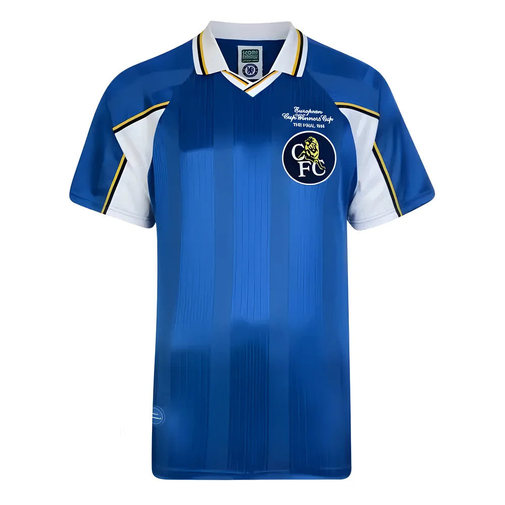 Score Draw Chelsea 1998 Home Shirt (Zola 25)_1