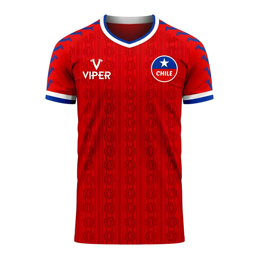 Chile 2025-2026 Home Concept Football Kit (Viper)_0