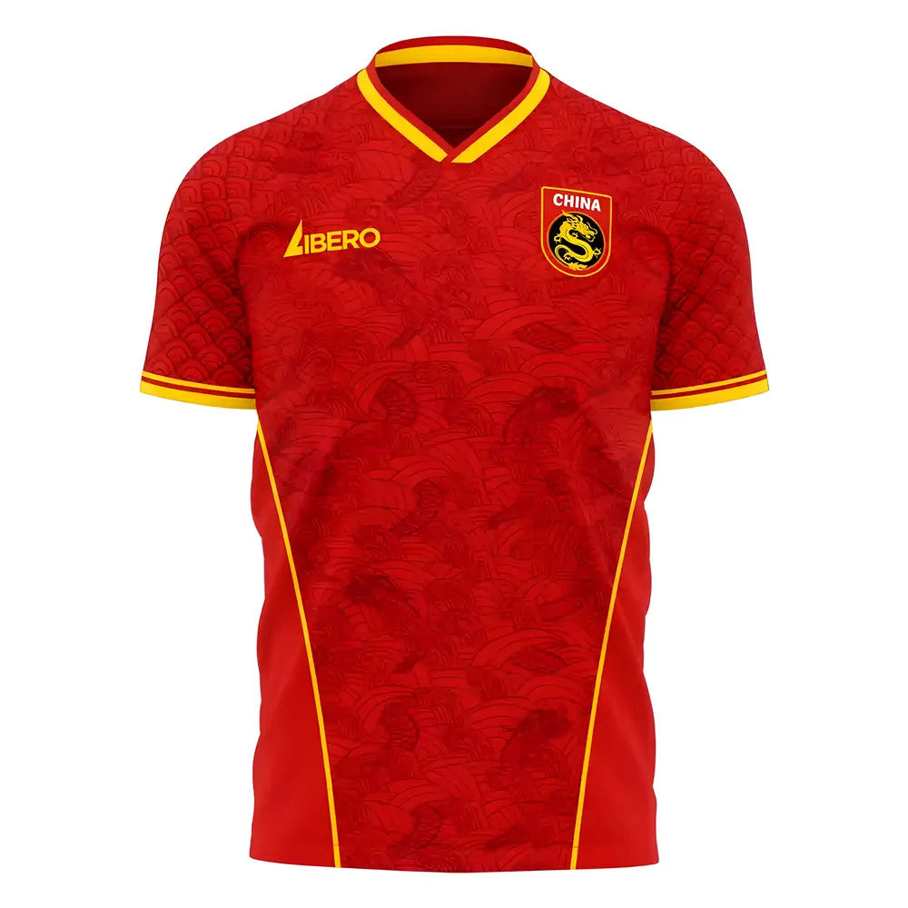 China 2025-2026 Home Concept Football Kit (Libero) - Kids_0