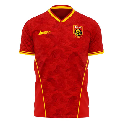 China 2025-2026 Home Concept Football Kit (Libero) - Kids_0