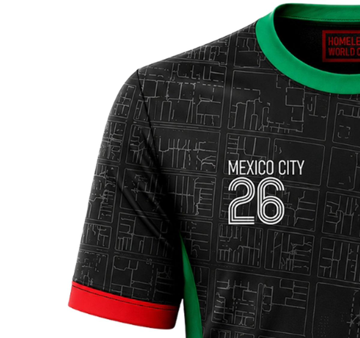 Homeless World Cup, Mexico City 26 Black Edition Jersey