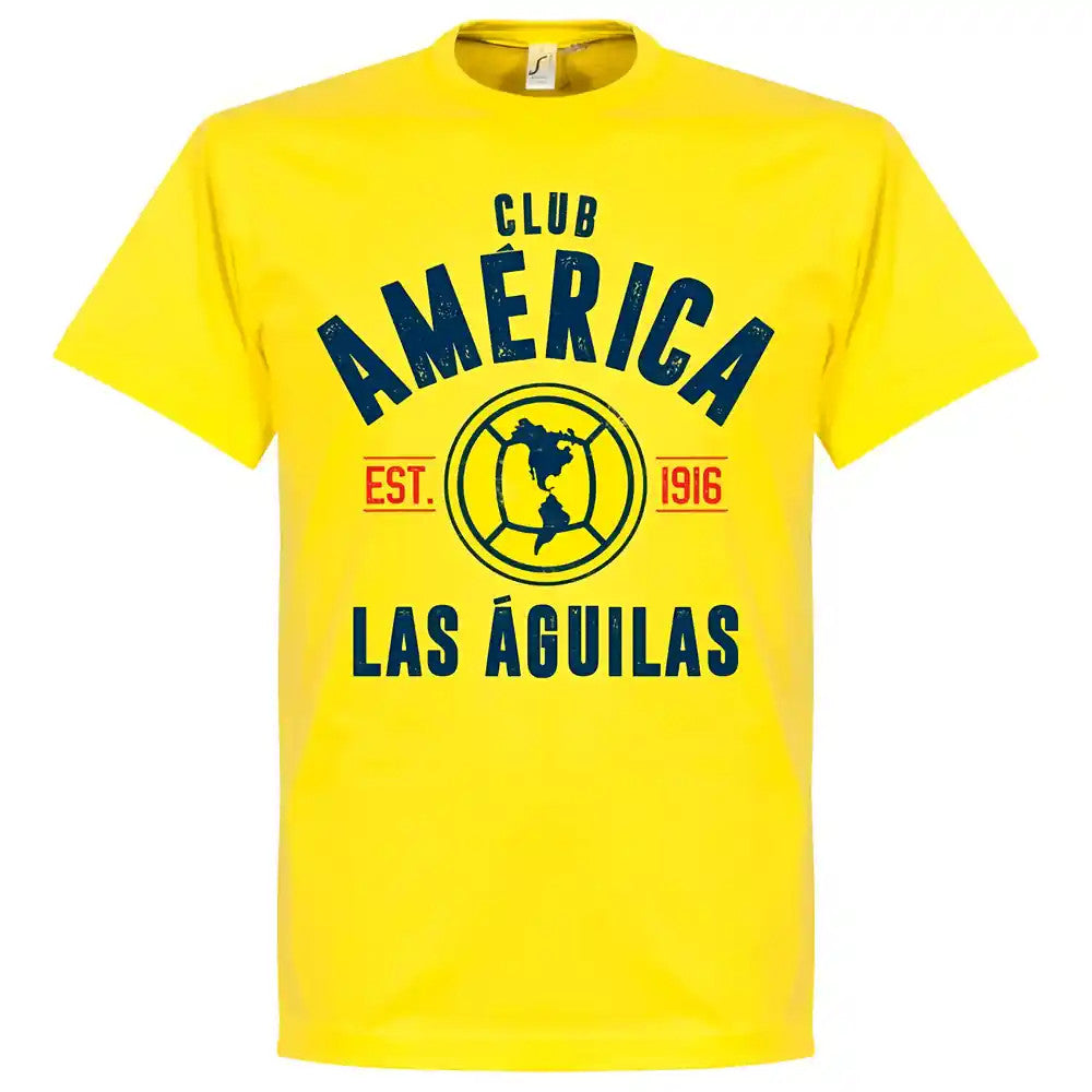 Club America Established T-Shirt - Yellow_0