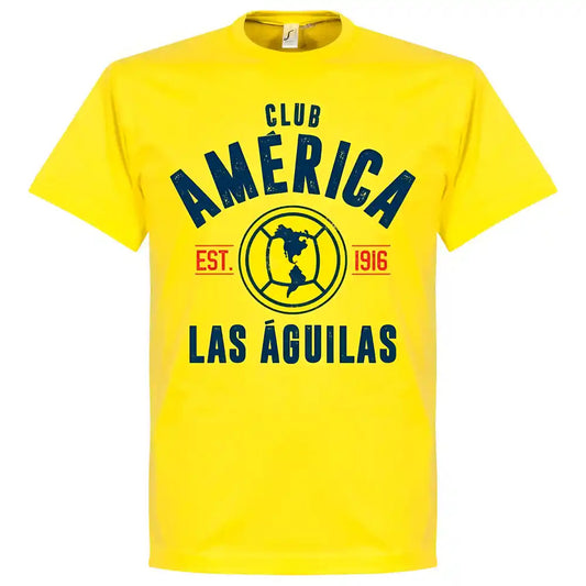 Club America Established T-Shirt - Yellow_0
