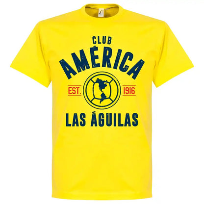 Club America Established T-Shirt - Yellow_1