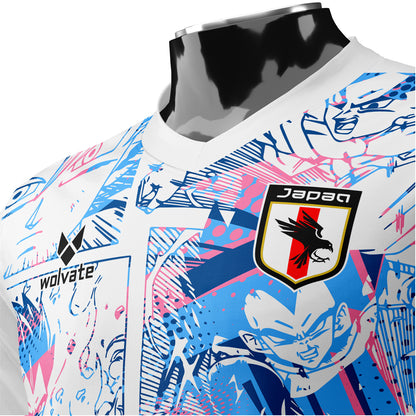 Japan Dragon Ball Z Heritage Football Jersey (Wolvate) Adult Short Sleeve_2