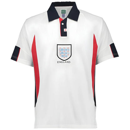 Score Draw England World Cup 1998 Home Shirt (Sheringham 10)_1
