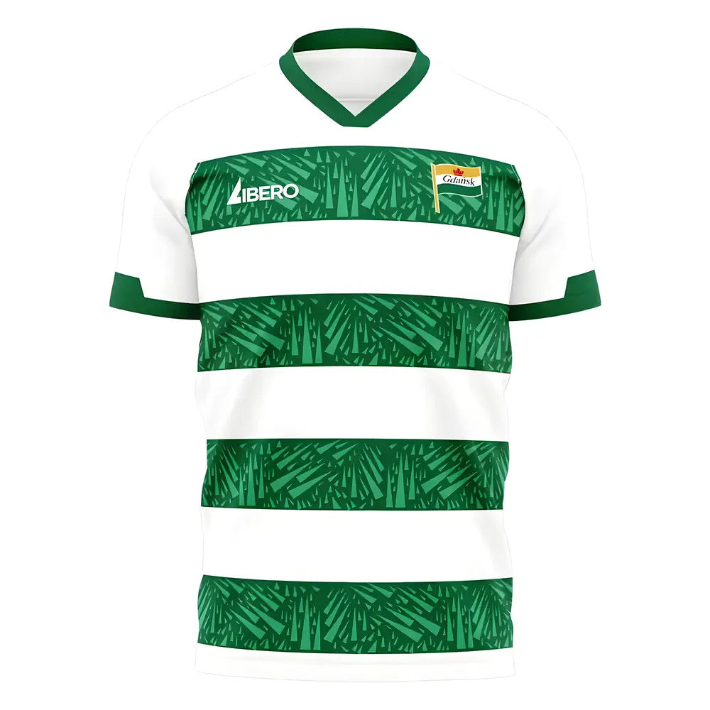 Lechia Gdansk 2025-2026 Home Concept Shirt (Libero) - Adult Long Sleeve_0