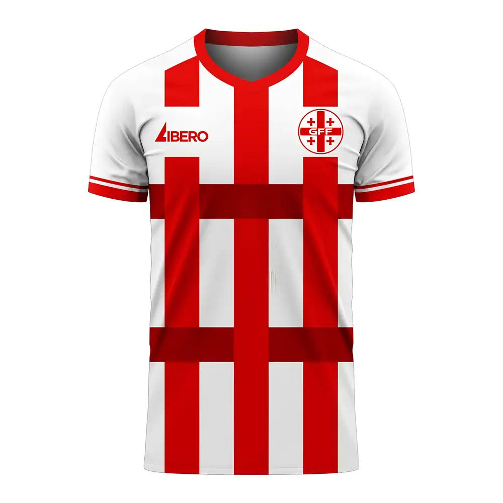 Georgia 2025-2026 Home Concept Football Kit (Libero) - Kids_0
