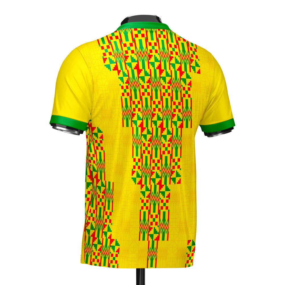 Ghana Heritage Football Jersey (Wolvate) Adult Short Sleeve_1