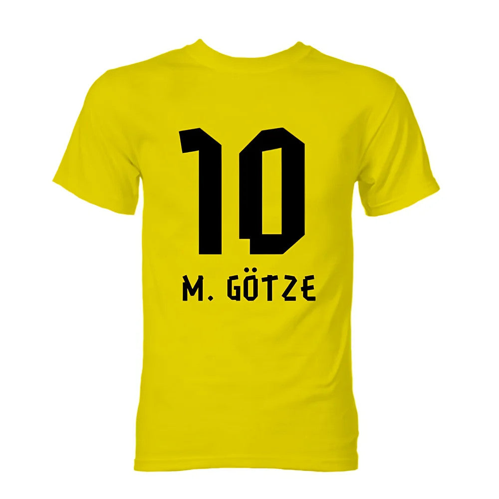 Mario Gotze Borussia Dortmund Hero T-Shirt (Yellow)_0