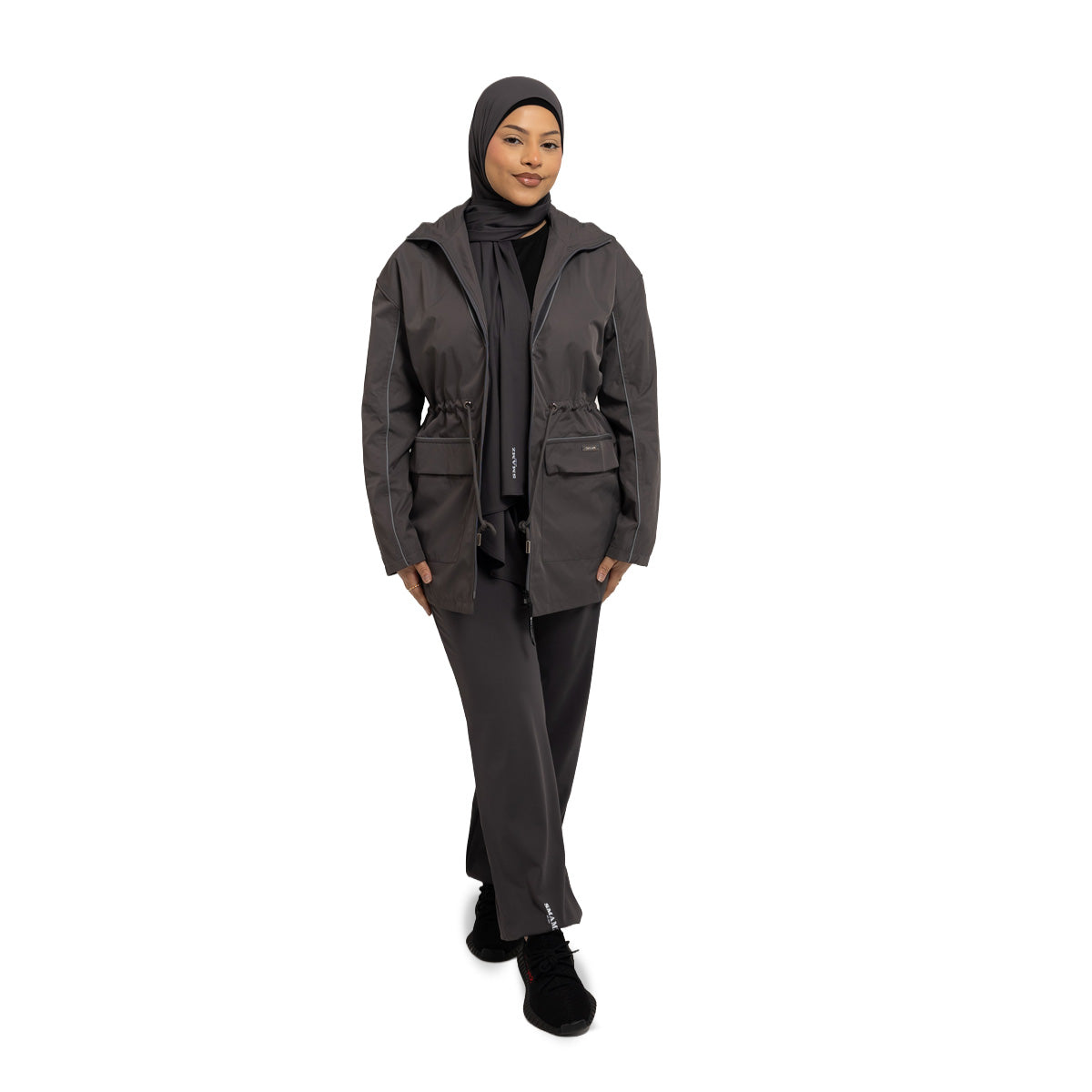 SMAMZ Modest Gymwear Full Set Grey