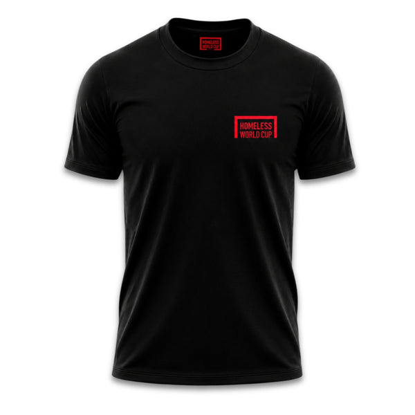 Homeless World Cup Mexico 26 Logo Black Tee