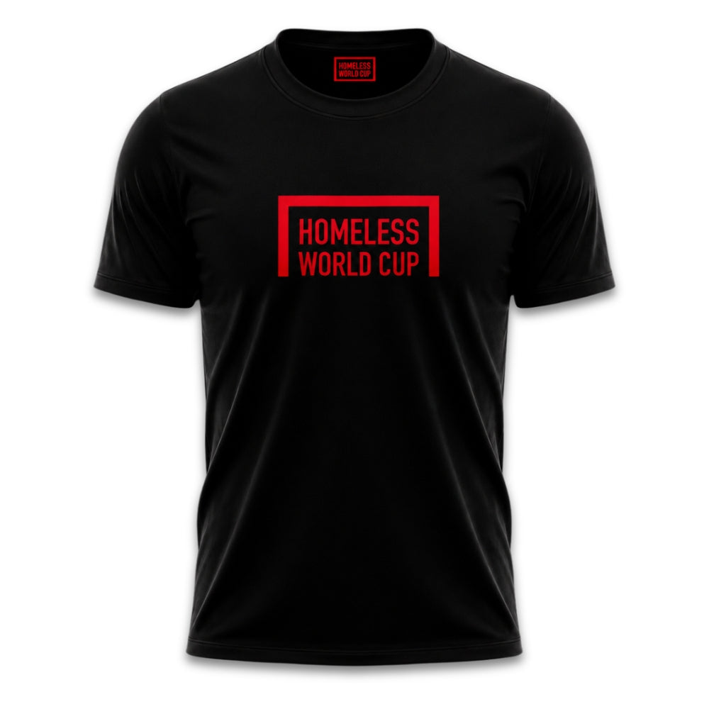 Homeless World Cup Mexico 26 Statement Black Tee