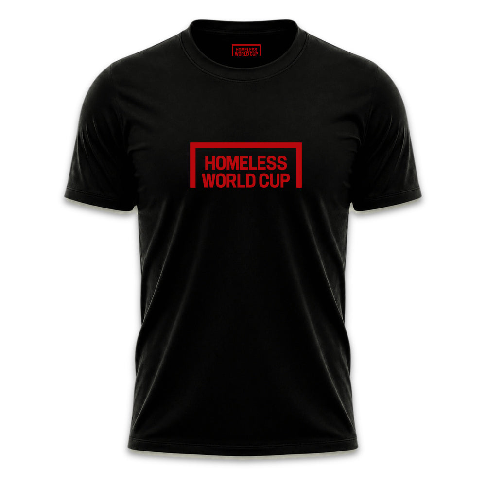 Homeless World Cup Mexico 26 Statement Black Tee